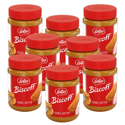 Lotus Biscoff Creamy Cookie Butter Case - WHOLESALE 8 Pack